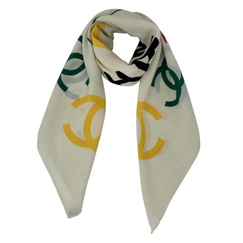 chanel scarf price silk|Chanel price of women scarf.